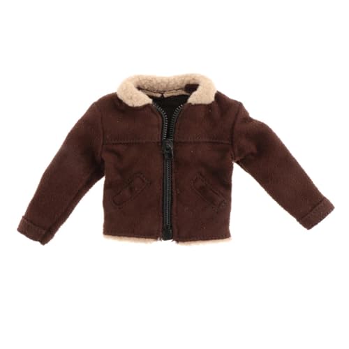 MXRGUMVI 1:12 Soldatenkleidung, Reißverschlussjacke, Miniatur für 15,2 cm Soldatenfiguren, Kleidung von MXRGUMVI
