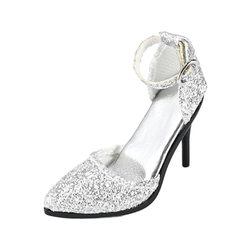 MXRGUMVI 1:6 High Heels Schuhe Puppe Dekoration Zubehör für 30.5 cm Actionfiguren Argent MXRGUMVI 1:6 High Heels Schuhe Puppe Dekoration Zubehör für 30.5 cm Actionfiguren Argent von MXRGUMVI