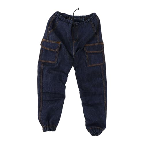 MXRGUMVI 1:6 Maßstab männliche Puppenkleidung Hip-Hop-Hose Kostüm für 30,5 cm große Figuren, blau, 14,5 cm MXRGUMVI 1:6 Maßstab männliche Puppenkleidung Hip-Hop-Hose Kostüm für 30,5 cm große Figuren, blau, 14,5 cm von MXRGUMVI