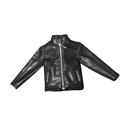 MXRGUMVI 1:6 Scale Figure Stand Collar Jacket Retro for 12'' Action Figures black von MXRGUMVI