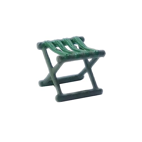 MXRGUMVI 1:64 Maßstab Campinghocker Layout Dekoration Micro Landschaft Kollektionen Dioramen Grün 1cm von MXRGUMVI