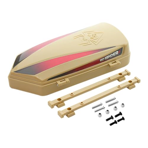 MXRGUMVI 1:8 1:10 Ersatzteile Dachgepäckbox für Kletterauto RC Hobby Auto DIY Accs Wüstengelb, 180x85x42mm von MXRGUMVI