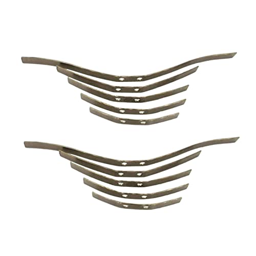 MXRGUMVI 10 Stück Federblech 6-Rad-Antrieb 1:16 1/16 für WPL Zubehör Ersatz mit Stecker, 100 x 5 mm von MXRGUMVI