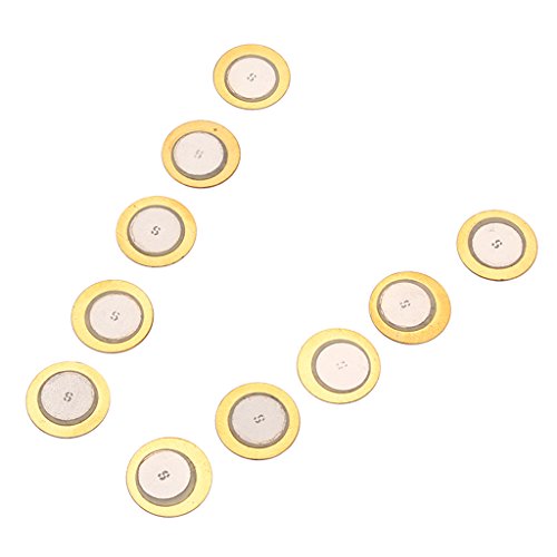 MXRGUMVI 10 Stück Piezo Elements Buzzer Sounder Sensor Trigger Drum Disc 27mm von MXRGUMVI