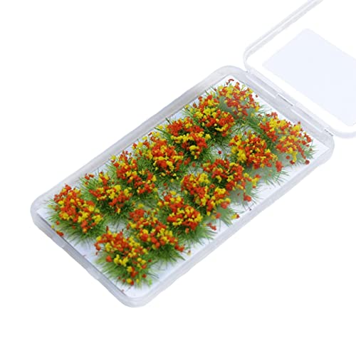 MXRGUMVI 14 Stück Miniatur Cluster Gras Büschel Landschaft Modell Orange Gelb MXRGUMVI 14 Stück Miniatur Cluster Gras Büschel Landschaft Modell Orange Gelb von MXRGUMVI