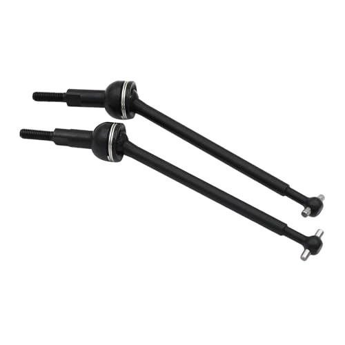 MXRGUMVI 2 Stück 1/12 RC Auto Antriebswelle Set Stahl RC Auto Zubehör für AM D12 Zubehör vorne CVD von MXRGUMVI