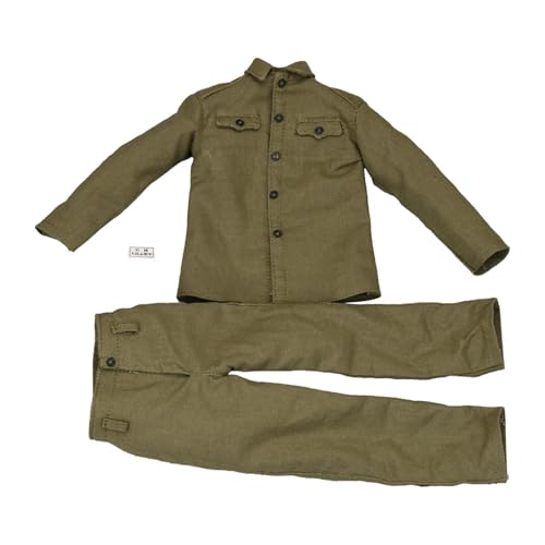 MXRGUMVI 2 Stück 1/6 Actionfigur-Uniform-Set, weich, Cosplay, männliche Figur, Bekleidungszubehör MXRGUMVI 2 Stück 1/6 Actionfigur-Uniform-Set, weich, Cosplay, männliche Figur, Bekleidungszubehör von MXRGUMVI