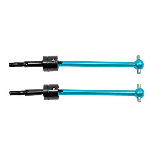 MXRGUMVI 2 Stück RC Auto Antriebswelle DIY Zubehör CVD Antriebswelle für TT02B 1/10 Auto Blau von MXRGUMVI