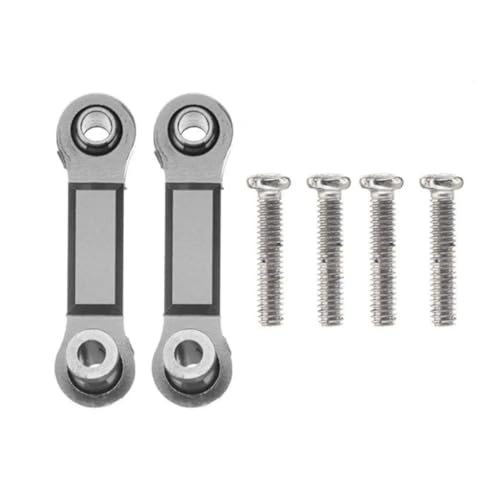 MXRGUMVI 2 Stück RC Auto Servo Rod Fahrzeug Zugstangen Automotive Automotive Reparatur Modifikation Zubehör Ersatzteile Schwarz Grau von MXRGUMVI