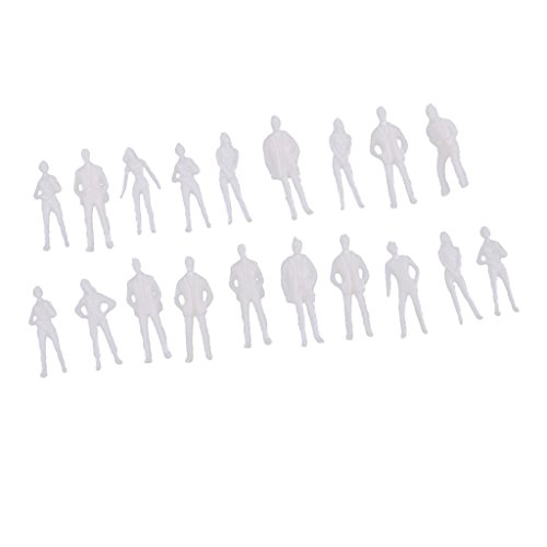 MXRGUMVI 20 Stück 1/75 Maßstab unlackiertes Modell Menschen Architekturfigur Miniatur MXRGUMVI 20 Stück 1/75 Maßstab unlackiertes Modell Menschen Architekturfigur Miniatur von MXRGUMVI