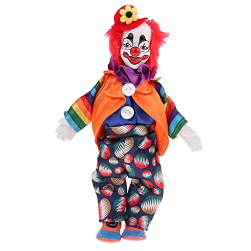 MXRGUMVI 23 cm lustige orange Kleidung Clown Mann Puppe Weihnachten Dekor Ornamente Geschenke MXRGUMVI 23 cm lustige orange Kleidung Clown Mann Puppe Weihnachten Dekor Ornamente Geschenke von MXRGUMVI