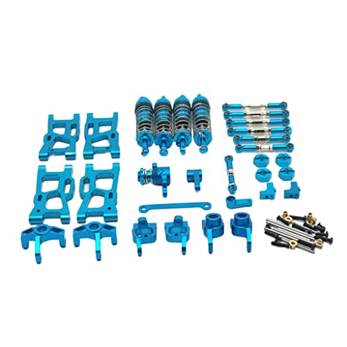 MXRGUMVI 29 Stück Metall Upgrade Ersatzteile für Wltoys 144001 144002 RC Buggy Crawler Blau von MXRGUMVI