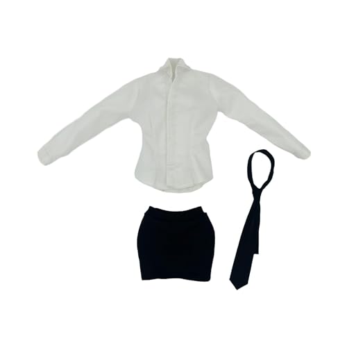 MXRGUMVI 3 Stück 1:6 Shirt mit kurzem Rockband für 30,5 cm große Puppenmodelle weibliche Soldaten Figuren von MXRGUMVI
