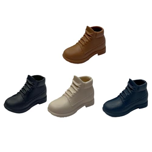 MXRGUMVI 4 Stück 1:6 Schuhe Miniaturmodell für 30,5 cm männliche Actionfiguren, Zubehör D, Typ D von MXRGUMVI