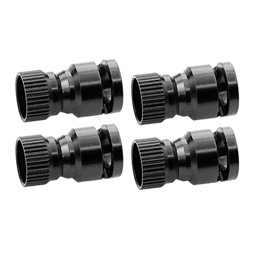 MXRGUMVI 4 Stück Aluminium-Legierung Karosserie Shell Mount Säulenloch-Locator für ferngesteuertes Auto, schwarz, 9,0 x 10,8 mm von MXRGUMVI