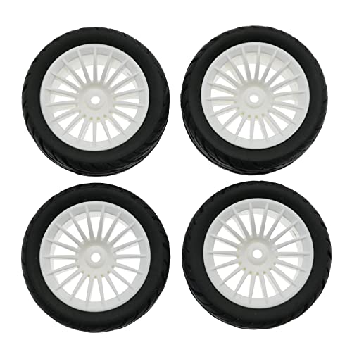 MXRGUMVI 4 Stück RC Autoreifen 1:16 Autoteile Modifikation Modell Reifen für UD1602 Erwachsene Schwarz Weiß MXRGUMVI 4 Stück RC Autoreifen 1:16 Autoteile Modifikation Modell Reifen für UD1602 Erwachsene Schwarz Weiß von MXRGUMVI