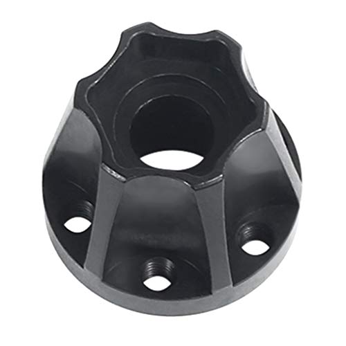 MXRGUMVI 4 Stück Rad Hex Naben für RC 1:10 Crawler 4.8 cm 5.6 cm Felgen 18.4mm Schwarz von MXRGUMVI