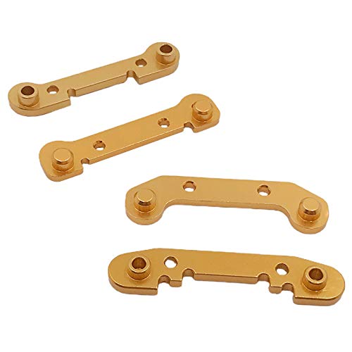 MXRGUMVI 4 Stück verstärkte Schwinge RC Autoteile für 1:12 Wltoys 124018 124019 Gold von MXRGUMVI