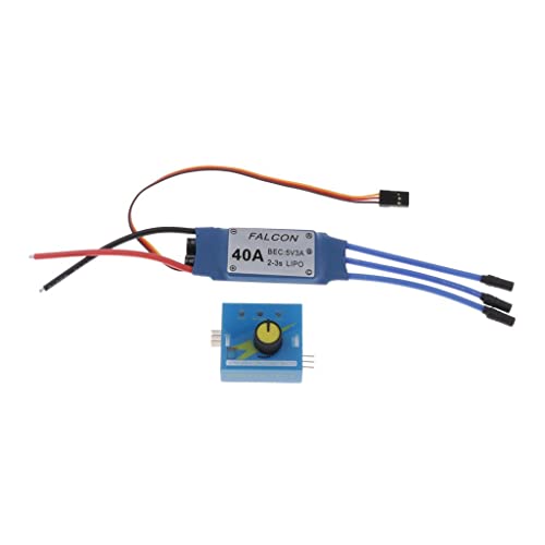 MXRGUMVI 40 A Elektrischer Einstell- und Geschwindigkeitsregler mit Bananenkopf-Geschwindigkeitsregler von MXRGUMVI