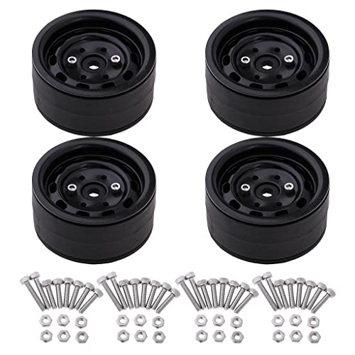 MXRGUMVI 4er-Pack Schweres Aluminium 4,8 cm Beadlock-Felgen für 1/10 RC Rock Crawler schwarz MXRGUMVI 4er-Pack Schweres Aluminium 4,8 cm Beadlock-Felgen für 1/10 RC Rock Crawler schwarz von MXRGUMVI