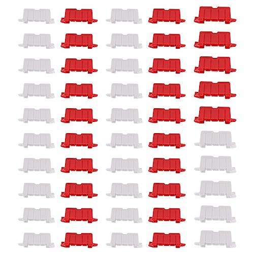 MXRGUMVI 50 Stück RC Track Barrieren Miniaturblöcke RC Roadblocks für 1:18 Crawler Truck von MXRGUMVI