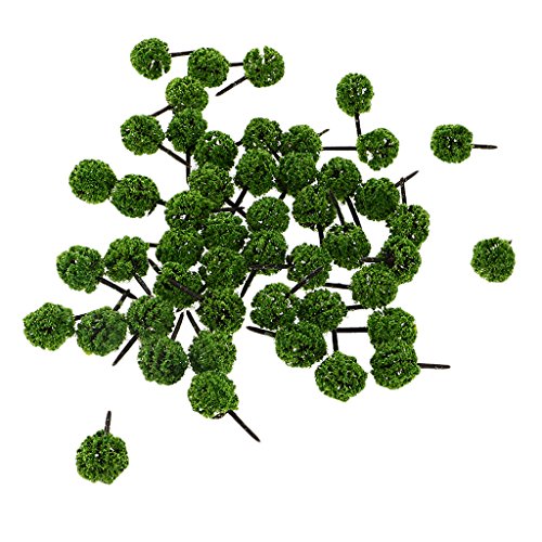 MXRGUMVI 50 Stück kugelförmige Modellbäume DIY Landschaft Landschaft N Scale Hellgrün MXRGUMVI 50 Stück kugelförmige Modellbäume DIY Landschaft Landschaft N Scale Hellgrün von MXRGUMVI