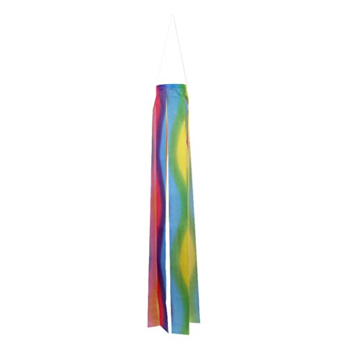 MXRGUMVI 50 cm Regenbogen Windsack Flagge Koi Nobori Windschlangen Hängender Drachen von MXRGUMVI