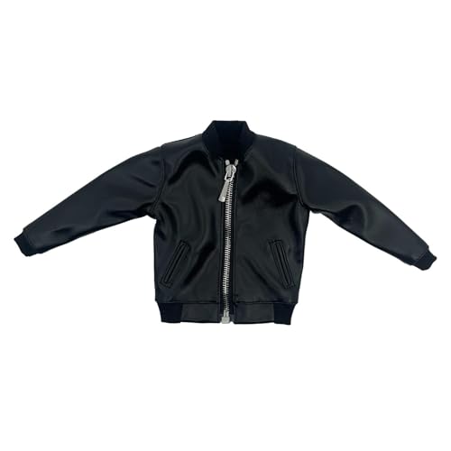MXRGUMVI Actionfiguren im Maßstab 1:6, Jacke, weiches Modell, handgefertigt, 30,5 cm, männliche Figur, Mantel, schwarz von MXRGUMVI