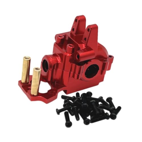 MXRGUMVI Aluminiumlegierung 1:14 RC Auto Front Getriebe Abdeckung für 14210 Auto DIY Zubehör Rot von MXRGUMVI