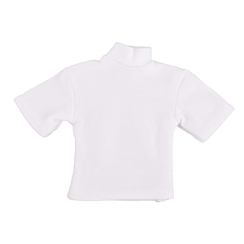 MXRGUMVI Fashion 1/12 T-Shirt Mini-Kleidung für 15,2 cm große männliche Actionfiguren, Puppenmodell, weiß MXRGUMVI Fashion 1/12 T-Shirt Mini-Kleidung für 15,2 cm große männliche Actionfiguren, Puppenmodell, weiß von MXRGUMVI
