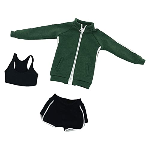 MXRGUMVI Fashion 1/6 Female Dolls Clothes for 30.5 cm Soldiers Figures Green MXRGUMVI Fashion 1/6 Female Dolls Clothes for 30.5 cm Soldiers Figures Green von MXRGUMVI