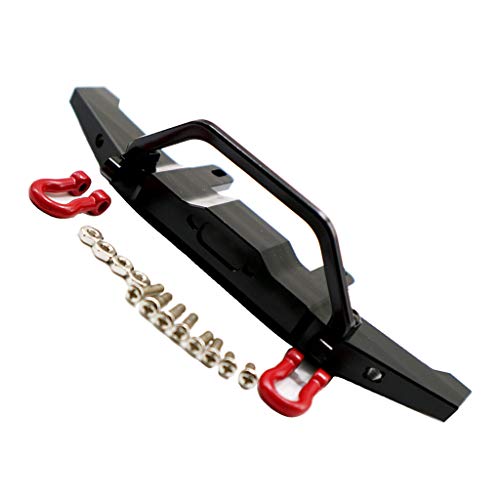 MXRGUMVI Frontstoßstangenteile aus Aluminiumlegierung für 1/16 WPL C14 C24 RC Truck Auto, Schwarz MXRGUMVI Frontstoßstangenteile aus Aluminiumlegierung für 1/16 WPL C14 C24 RC Truck Auto, Schwarz von MXRGUMVI