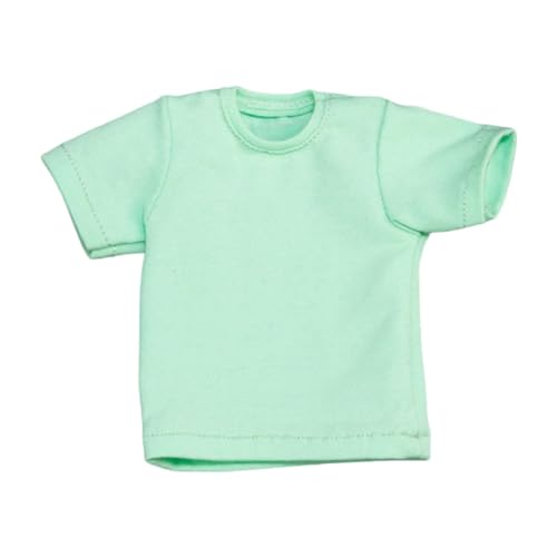 MXRGUMVI Maßstab 1:6 Figur Puppe Kleidung T-Shirt für 30,5 cm männliche weibliche Actionfiguren, hellgrün, 10,5 cm MXRGUMVI Maßstab 1:6 Figur Puppe Kleidung T-Shirt für 30,5 cm männliche weibliche Actionfiguren, hellgrün, 10,5 cm von MXRGUMVI