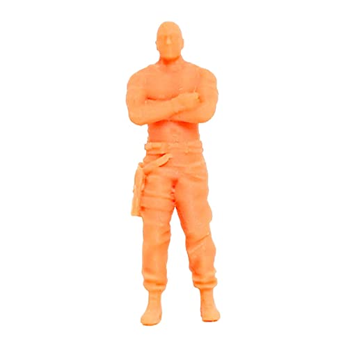 MXRGUMVI Maßstab 1:64 Personen Figur Charakter Puppe für Mikrolandschaft Miniaturszene Johnson 2,8-3 cm von MXRGUMVI