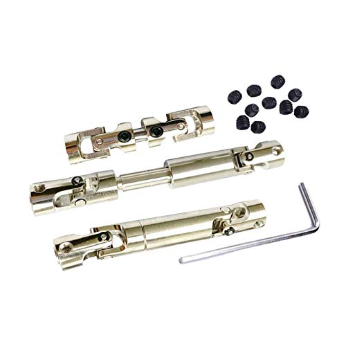 MXRGUMVI Metall-Antriebswellen-Upgrade-Teile mit Schraubenschlüssel für 1/12 MN86 RC Auto, 3 Stück von MXRGUMVI