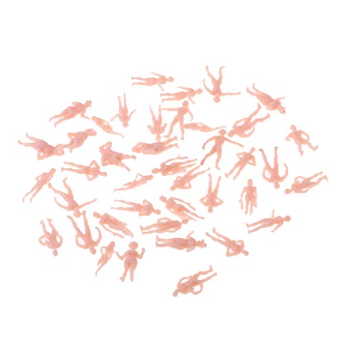 MXRGUMVI Model Trains People Figuren 1:87 Painted Beach Crowd Miniatures HO von MXRGUMVI