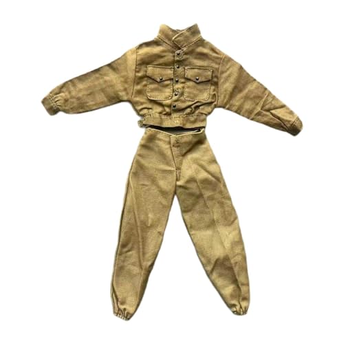 MXRGUMVI Modischer 1/6-Uniform-Set, Mini-Jacke und Hose, Modell für 30,5 cm große Figuren, 2 Stück MXRGUMVI Modischer 1/6-Uniform-Set, Mini-Jacke und Hose, Modell für 30,5 cm große Figuren, 2 Stück von MXRGUMVI