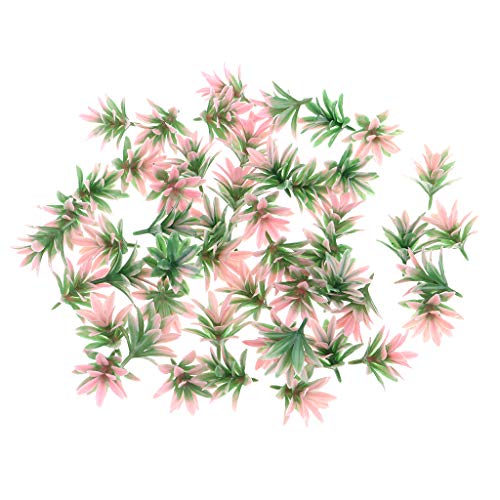 MXRGUMVI Orchideenblumen-Modell, Sandtisch-Bausätze, Miniatur, Rosa, 50 Stück von MXRGUMVI