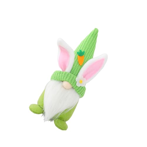 MXRGUMVI Osterdekoration, schönes Frühlingsparty-Zubehör, Tischdekoration, Festival, Ornament, Szene, Layout, Zwerg, Puppe, Festivals, Geschenke, Grün von MXRGUMVI