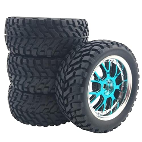 MXRGUMVI RC Autoreifen für Wltoys 144001 124018 124019 1/10 RC Modell Spielzeug Zubehör Blau Y-Rad von MXRGUMVI