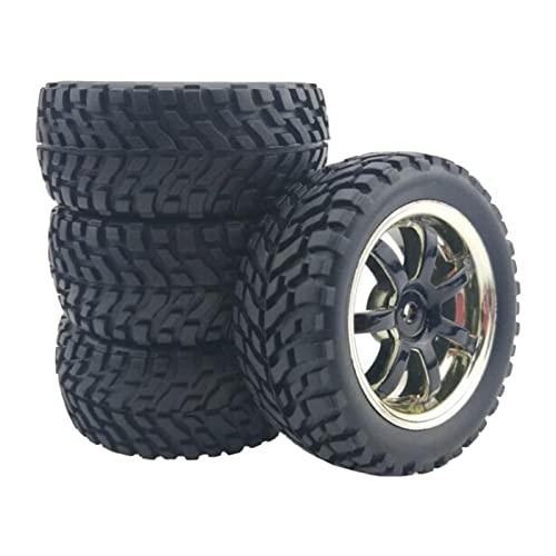 MXRGUMVI RC Autoreifen für Wltoys 144001 124018 124019 1/10 RC Modell Spielzeug Zubehör Schwarz von MXRGUMVI