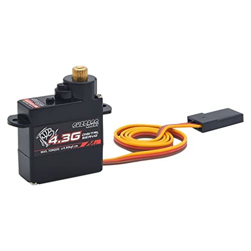 MXRGUMVI RC High Torque Coreless Servo Fit for RC 1:24 Car Fixed Wing Parts 4.3G MXRGUMVI RC High Torque Coreless Servo Fit for RC 1:24 Car Fixed Wing Parts 4.3G von MXRGUMVI