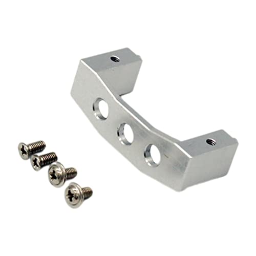 MXRGUMVI RC Lenkservo-Halterung für WLtoys 144001 RC Modellauto Teil Silber von MXRGUMVI