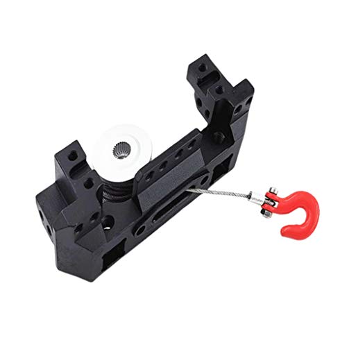 MXRGUMVI RC Servo Mount Ständer Halter & Anhänger Ketten mit Haken für 1/10 Auto Schwarz von MXRGUMVI