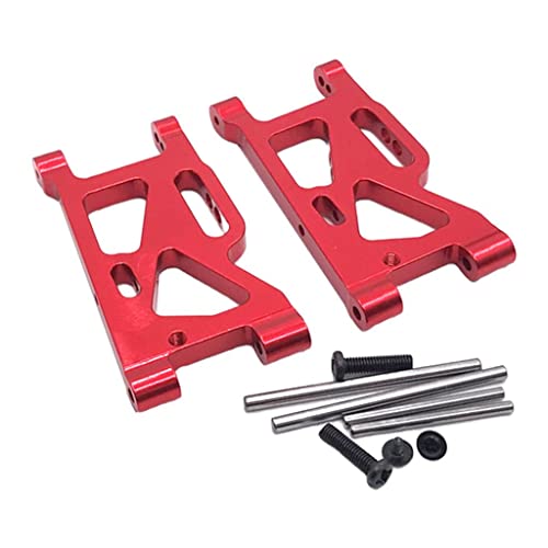 MXRGUMVI RC Vorne Schwinge für WLtoys 144001 124018 1:12 Auto Modell Zubehör rot, 61.5x32x6.5mm von MXRGUMVI