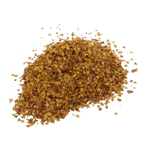 MXRGUMVI Realistische Miniaturblätter, Simulationsblätter für Zug, DIY-Mini-Modell-Layout, Gelb, 35 ml von MXRGUMVI