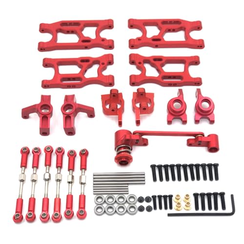 MXRGUMVI Remote Control Crawler Car Swing Arm Upgrade Modification Steering Cup Kit Replacement for WLtoys 144010 144001 144002 Red von MXRGUMVI