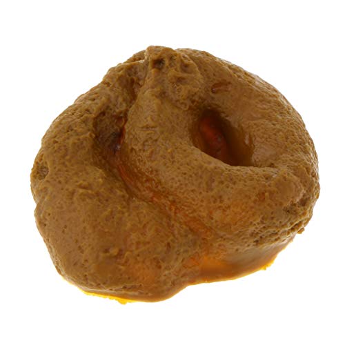 MXRGUMVI Simulation Dog Doo Poop Crap Turd Hocker Party Prank Gag Gift Plastic Round von MXRGUMVI