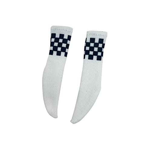 MXRGUMVI Socken für männliche Figuren im Maßstab 1/6, stilvoll, für 30,5 cm große Puppenzubehör, Weiß MXRGUMVI Socken für männliche Figuren im Maßstab 1/6, stilvoll, für 30,5 cm große Puppenzubehör, Weiß von MXRGUMVI