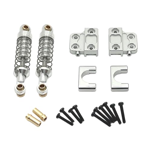 MXRGUMVI Stoßdämpfer hinten Spielzeug Anzug RC Teile Stoßdämpfer Halterung für 1/12 RC Auto MN78 MN82 Silber von MXRGUMVI